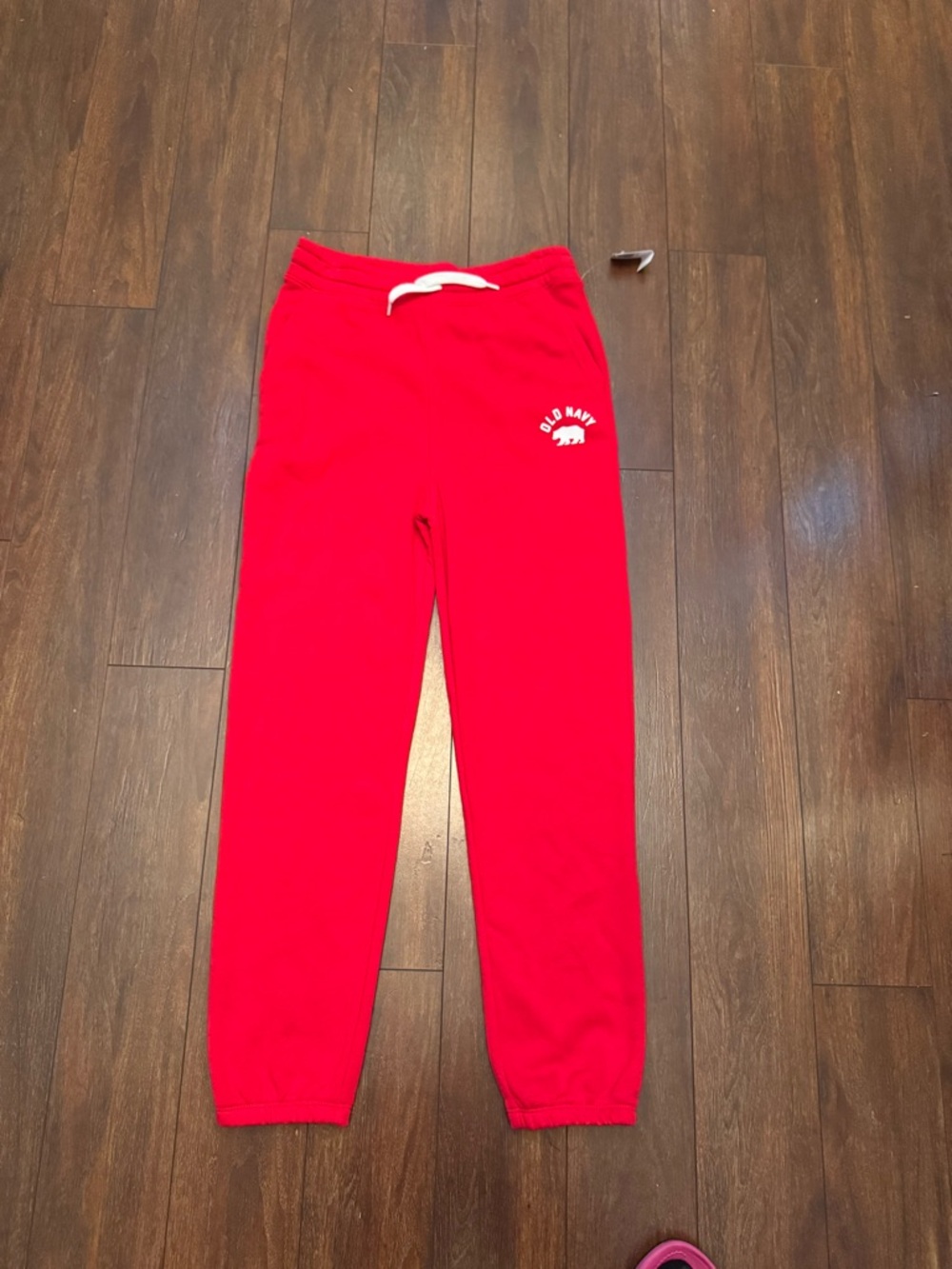 Old Navy Bright Red Kids Jogger Sweatpants